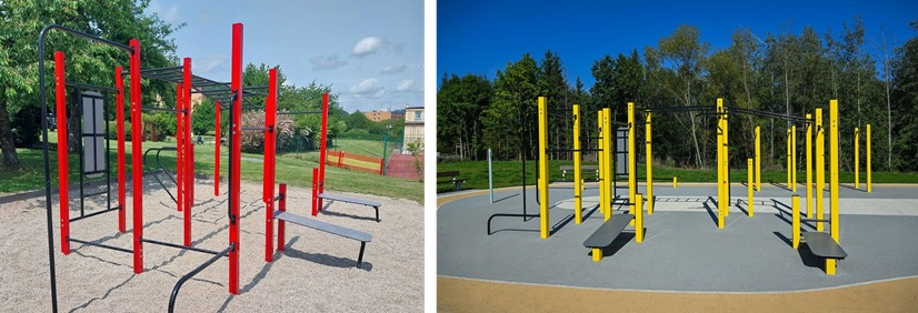 realizace workoutové ihrisko