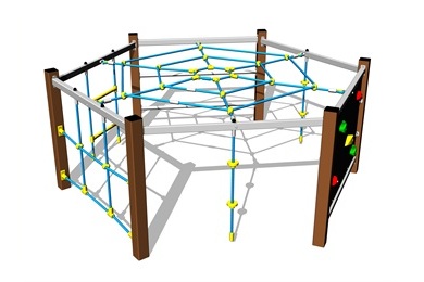 Šplhacie zostavy s výškou pádu do 1m