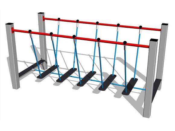 Balančná lanová lávka - strieborná (v.p. 1 m)