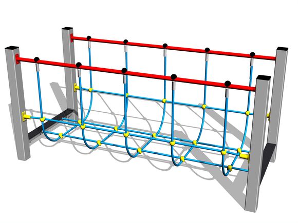 Balančná lanová lávka - strieborná (v.p. 1 m)