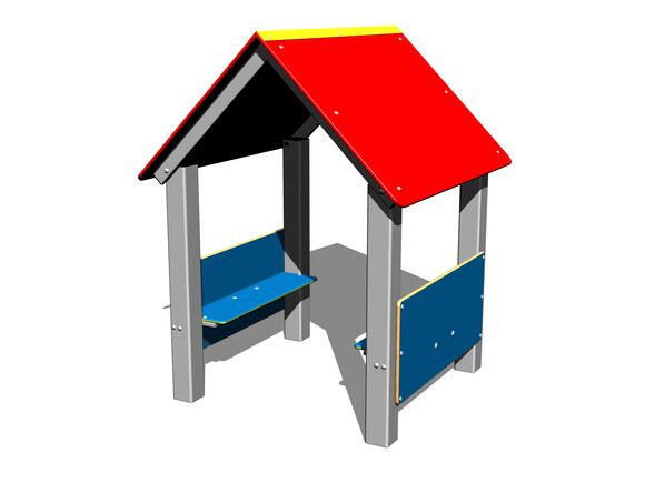 Domček DO101KS - strieborná