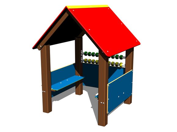 Domček DO102KW - hnedá