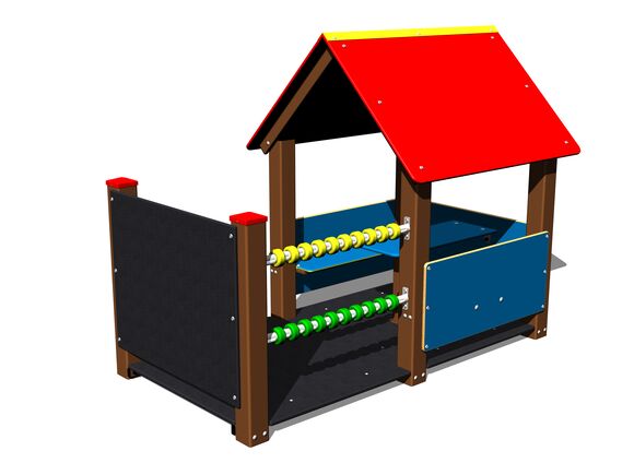 Domček DO203KW - hnedá