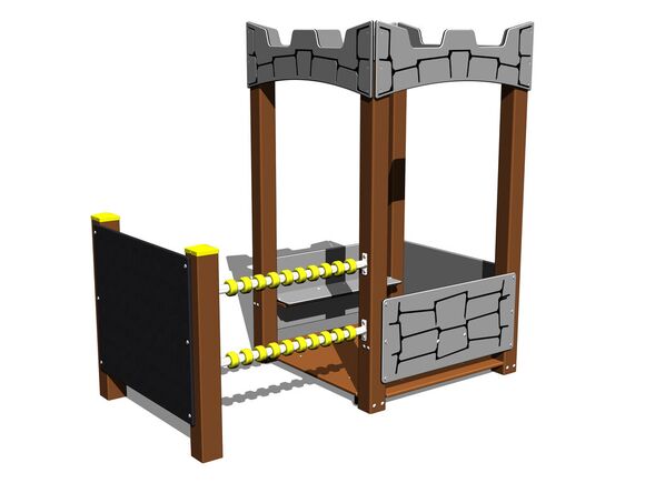 Domček DO250KW - hnedá