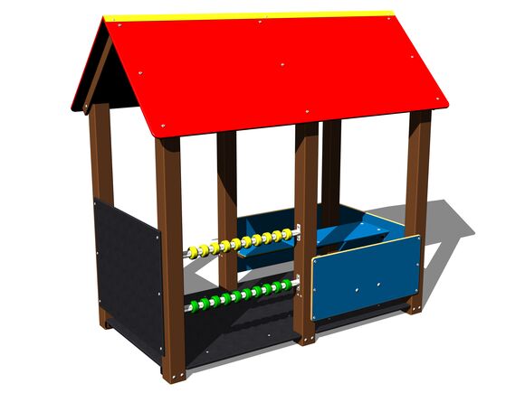 Domček DO303KW - hnedá