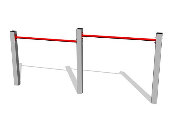 Dvojhrazda - stříbrná (v.p. 1 m)