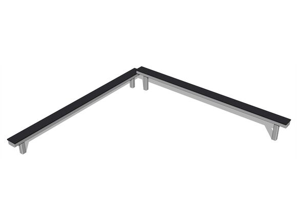 Dvojkladina - celokovová (v.p. 1 m)