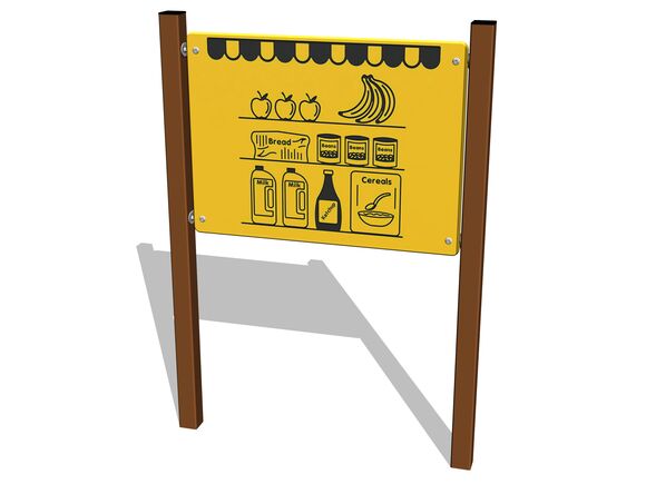 Edukatívny panel EDP6121KW - hnedá