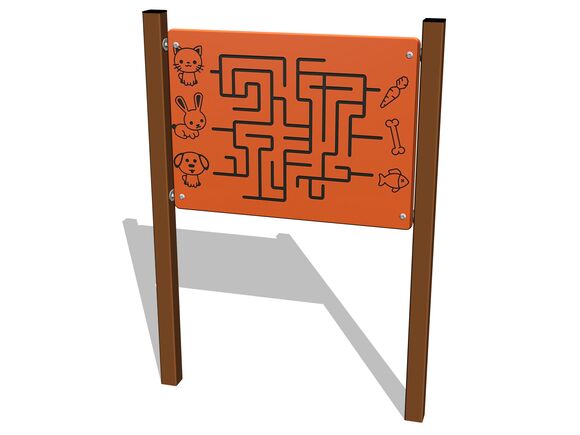 Edukatívny panel EDP6127KW - hnedá