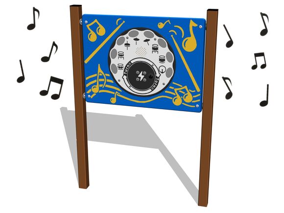 Edukatívny panel EDP6128KW - hnedá