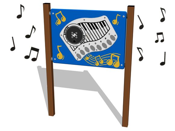 Edukatívny panel EDP6129KW - hnedá