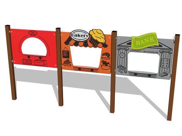 Edukačný panel - EDP6302KW - hnedá