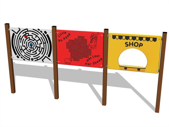 Edukačný panel - EDP6304KW - hnedá