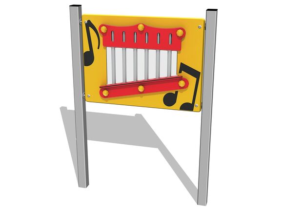 Edukačný panel - Zvonkohra EDP6133KS - strieborná