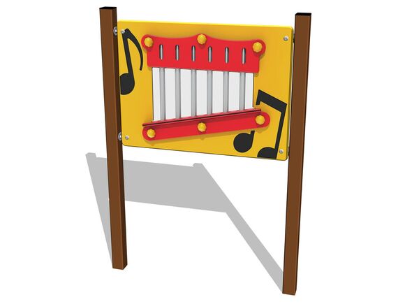 Edukačný panel - Zvonkohra EDP6133KW - hnedá