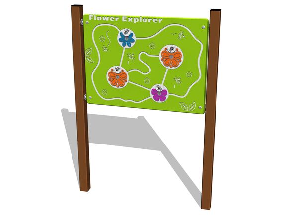 Edukatívny panel EDP6106KW - hnedá