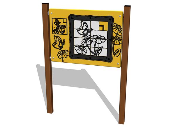 Edukatívny panel EDP6112KW - hnedá