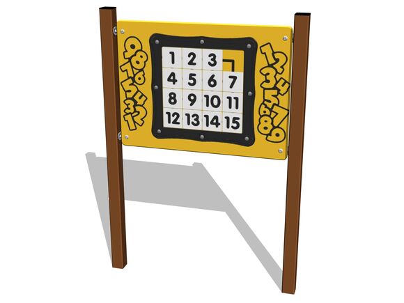 Edukatívny panel EDP6114KW - hnedá