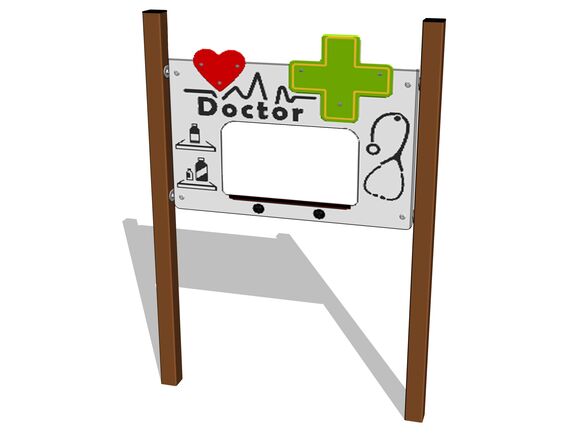 Edukatívny panel EDP6111KW - hnedá