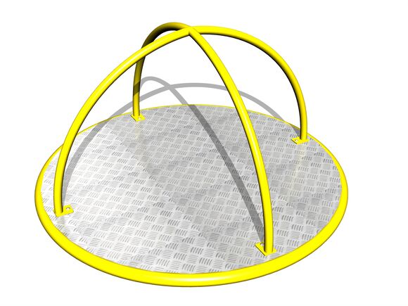 Kolotoč na státie KON0005KY (priemer 1,25 m) - žltý