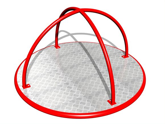 Kolotoč na státie KON0006KR (priemer 1,45 m) - červený