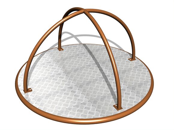 Kolotoč na státie KON0006KW (priemer 1,45 m) - hnedý