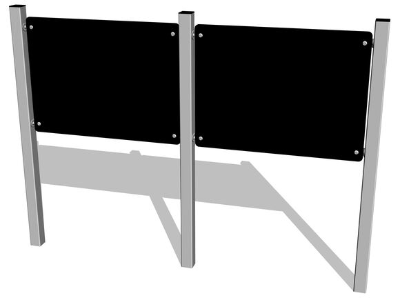 Kresliaca dvojtabuľa obojstranná MIDI/MIDI TKV6200KS - strieborná