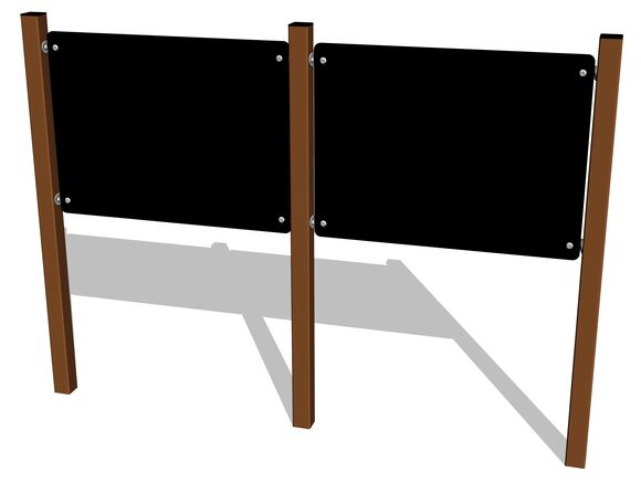 Kresliaca dvojtabuľa obojstranná MIDI/MIDI TKV6200KW - hnedá