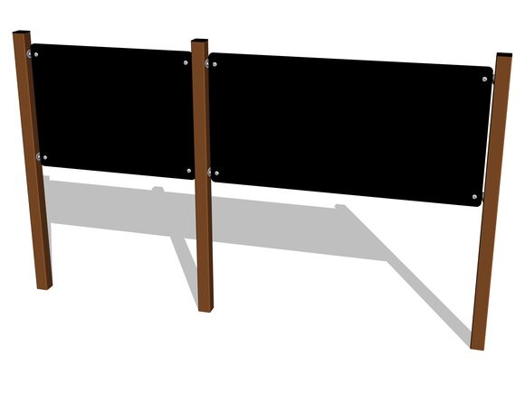 Kresliaca dvojtabuľa obojstranná MAXI/MIDI TKV6220KW - hnedá