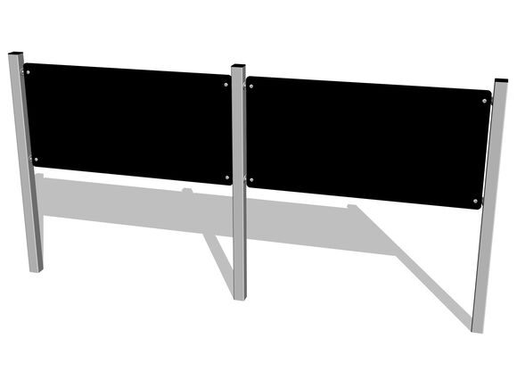 Kresliaca dvojtabuľa obojstranná MAXI/MAXI TKV6240KS - strieborná