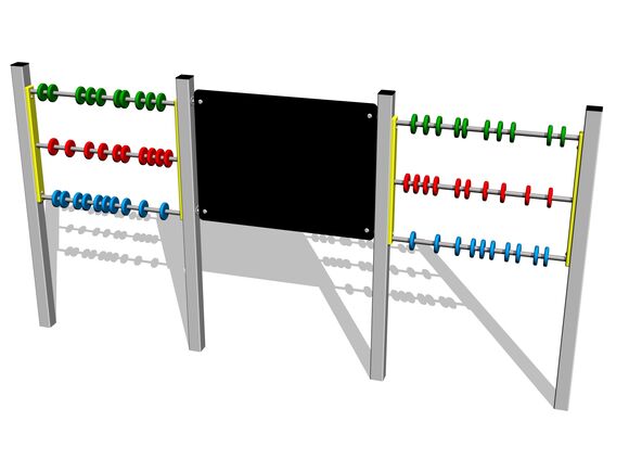 Kresliaca tabuľa obojstranná s počítadlami KTP6302KS - strieborná