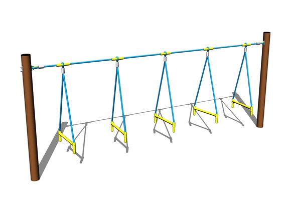 Laná na prekračovanie LP090KW - hnedá (v.p. 1 m)