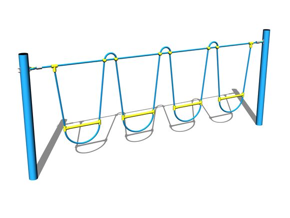Laná na prekračovanie LP080KB - modrá (v.p. 1 m)