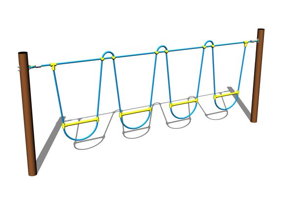 Laná na prekračovanie LP080KW - celokovová (v.p. 1 m)