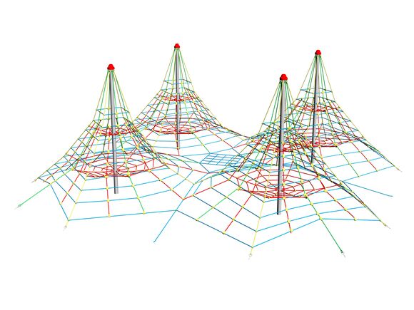 Lanová štvorpyramída PY164K (v.p. 1 m)