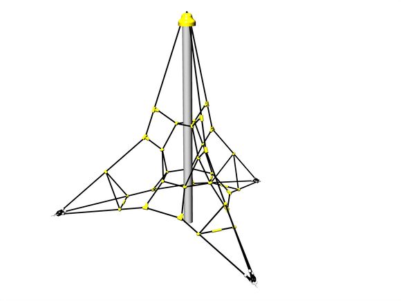 Lanová pyramída PY3250K (v.p. 1 m, so 3-mi napínacími zámkami)