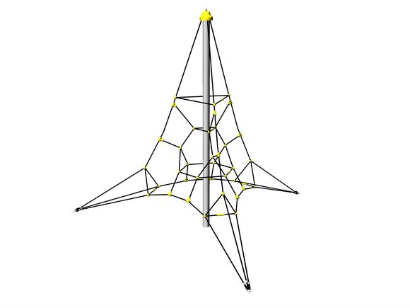 Lanová pyramída PY3350K (v.p. 1 m, so 3-mi napínacími zámkami)