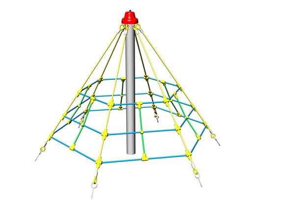Lanová pyramída PY621K (v.p. 1 m, so 6-mi nap. zámkami, bez pavúka)