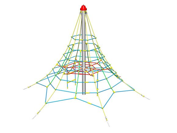 Lanová pyramída PY630K (v.p. 1 m, so 6-mi napínacími zámkami)