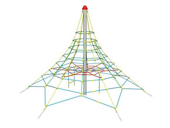 Lanová pyramída PY635K (v.p. 1 m, so 6-mi napínacími zámkami)