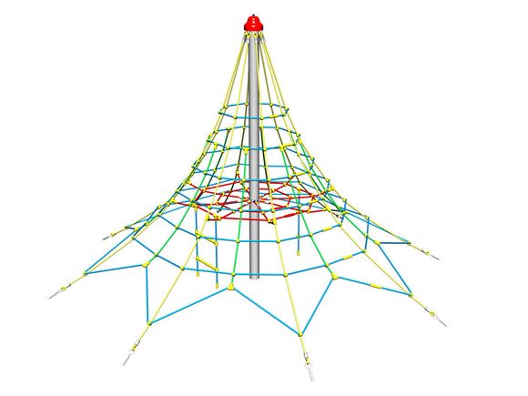 Lanová pyramída PY830K (v.p. 1 m, s 8-mi napínacími zámkami)