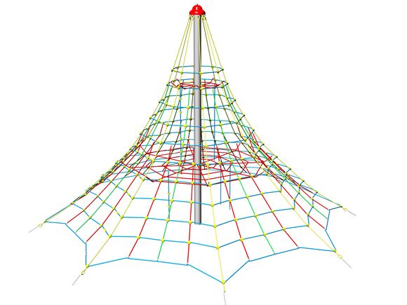 Lanová pyramída PY850K (v.p. 1,5 m, s 8-mi napínacími zámkami)
