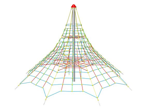 Lanová pyramída PY855K (v.p. 1,5 m, s 8-mi napínacími zámkami)