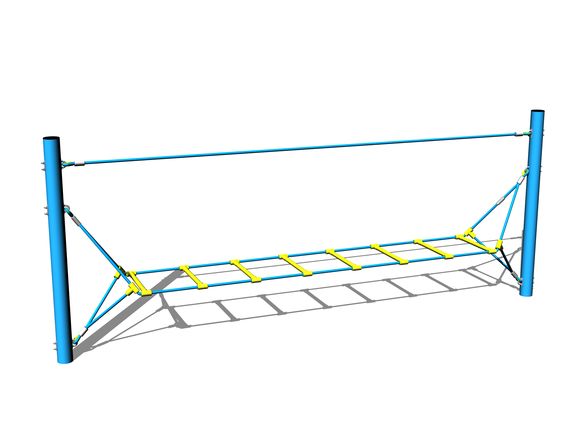 Lanový rebrík LP030KB - modrá (v.p. 1 m)