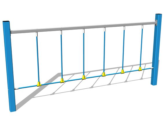 Opičia dráha Prekračovacie lano - modrá (v.p. 1 m)