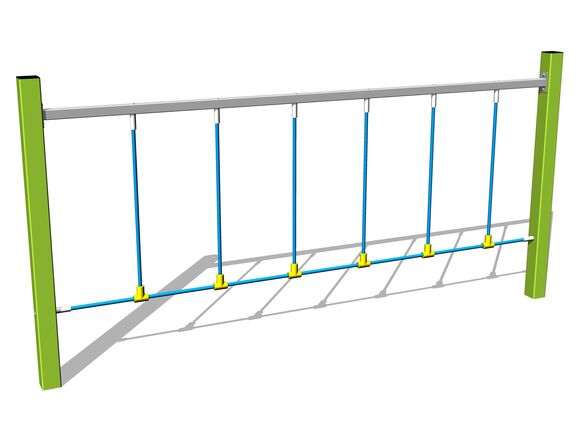 Opičia dráha Prekračovacie lano - limetková (v.p. 1 m)