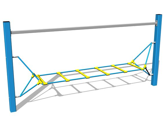 Opičia dráha Vodorovný rebrík - modrá (v.p. 1 m)
