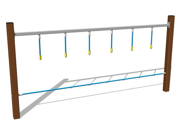 Opičia dráha Rúčkovacie lano - hnedá (v.p. 1 m)