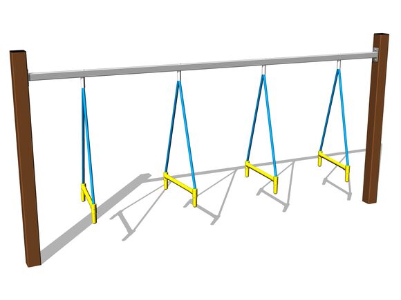 Opičia dráha Vešiak - hnedá (v.p. 1 m)