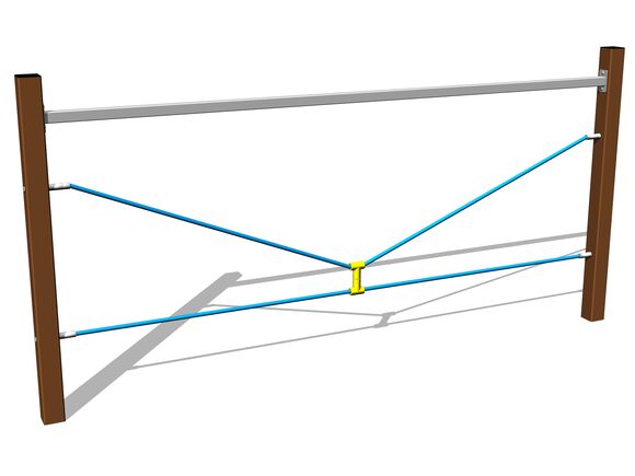 Opičia dráha Balančné lano 